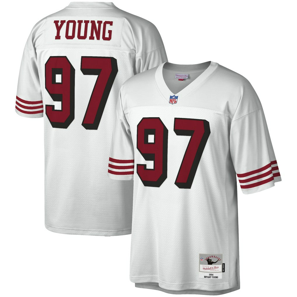 Bryant Young San Francisco 49ers Legacy Replica Jersey - White sale
