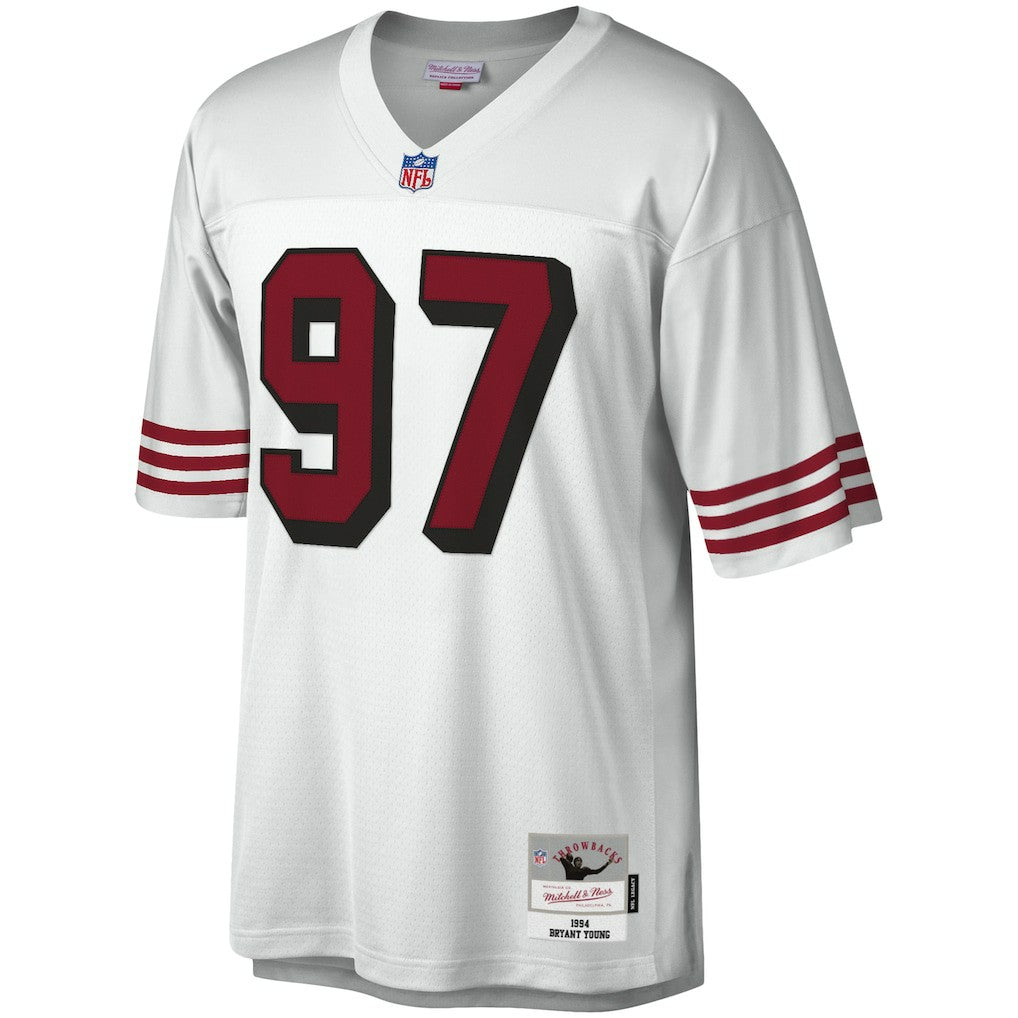 Bryant Young San Francisco 49ers Legacy Replica Jersey - White sale