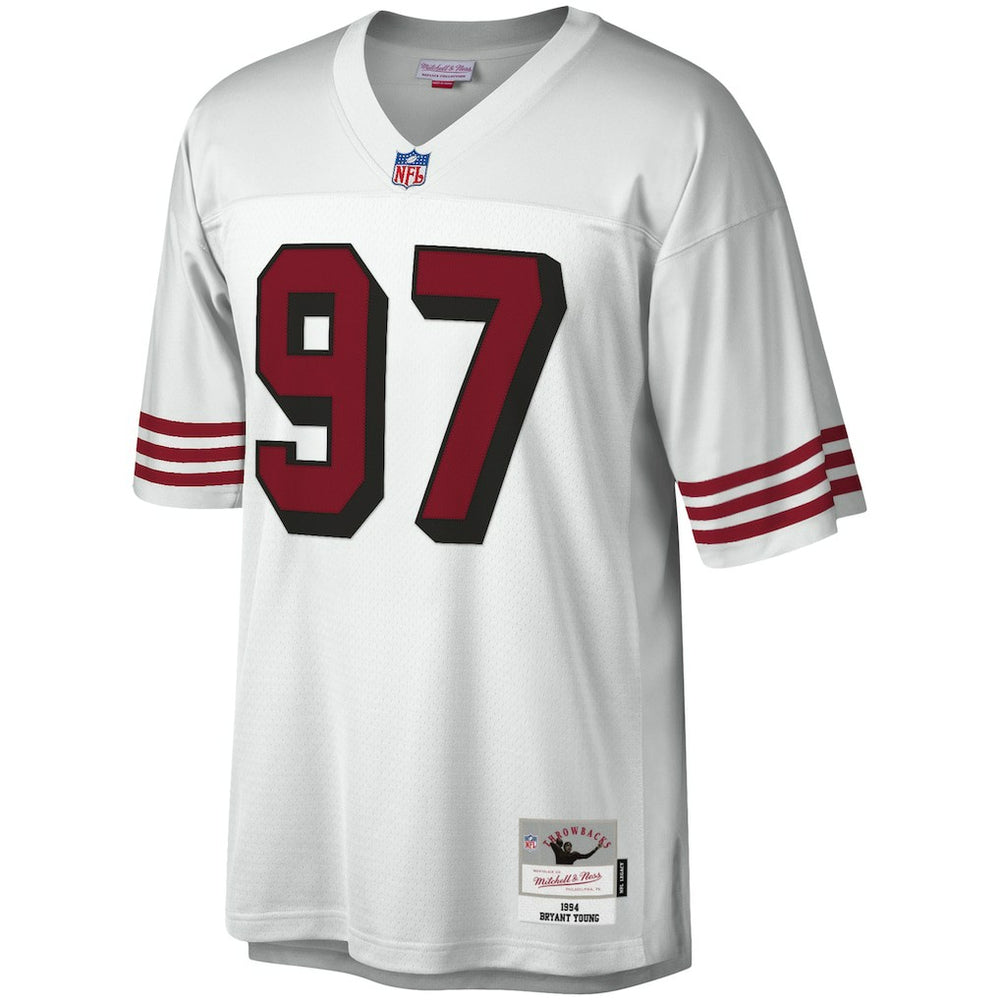Bryant Young San Francisco 49ers Legacy Replica Jersey - White sale