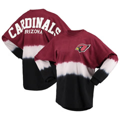 Arizona Cardinals Women's Ombre Long Sleeve T-Shirt - Cardinal/White on sale