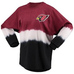 Arizona Cardinals Women's Ombre Long Sleeve T-Shirt - Cardinal/White on sale