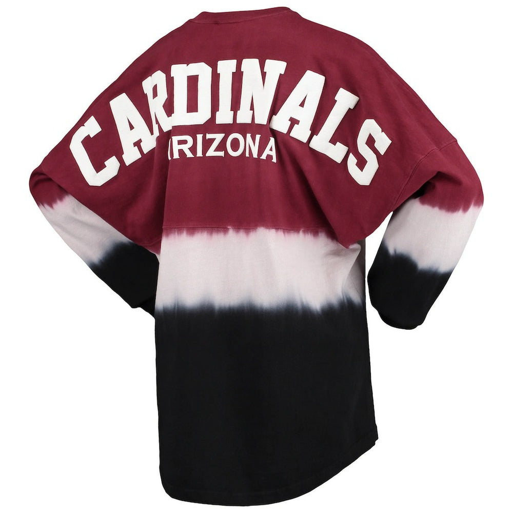 Arizona Cardinals Women's Ombre Long Sleeve T-Shirt - Cardinal/White on sale