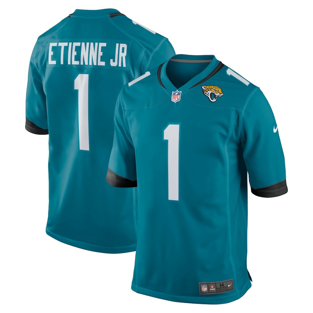 Travis Etienne Jacksonville Jaguars Game Jersey - Teal cheap