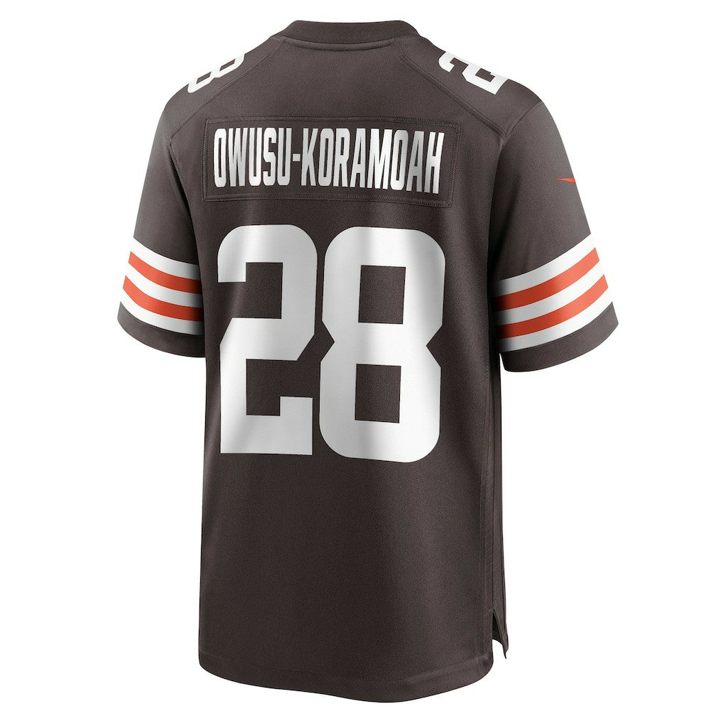 Jeremiah Owusu-Koramoah Cleveland Browns Game Player Jersey - Brown online