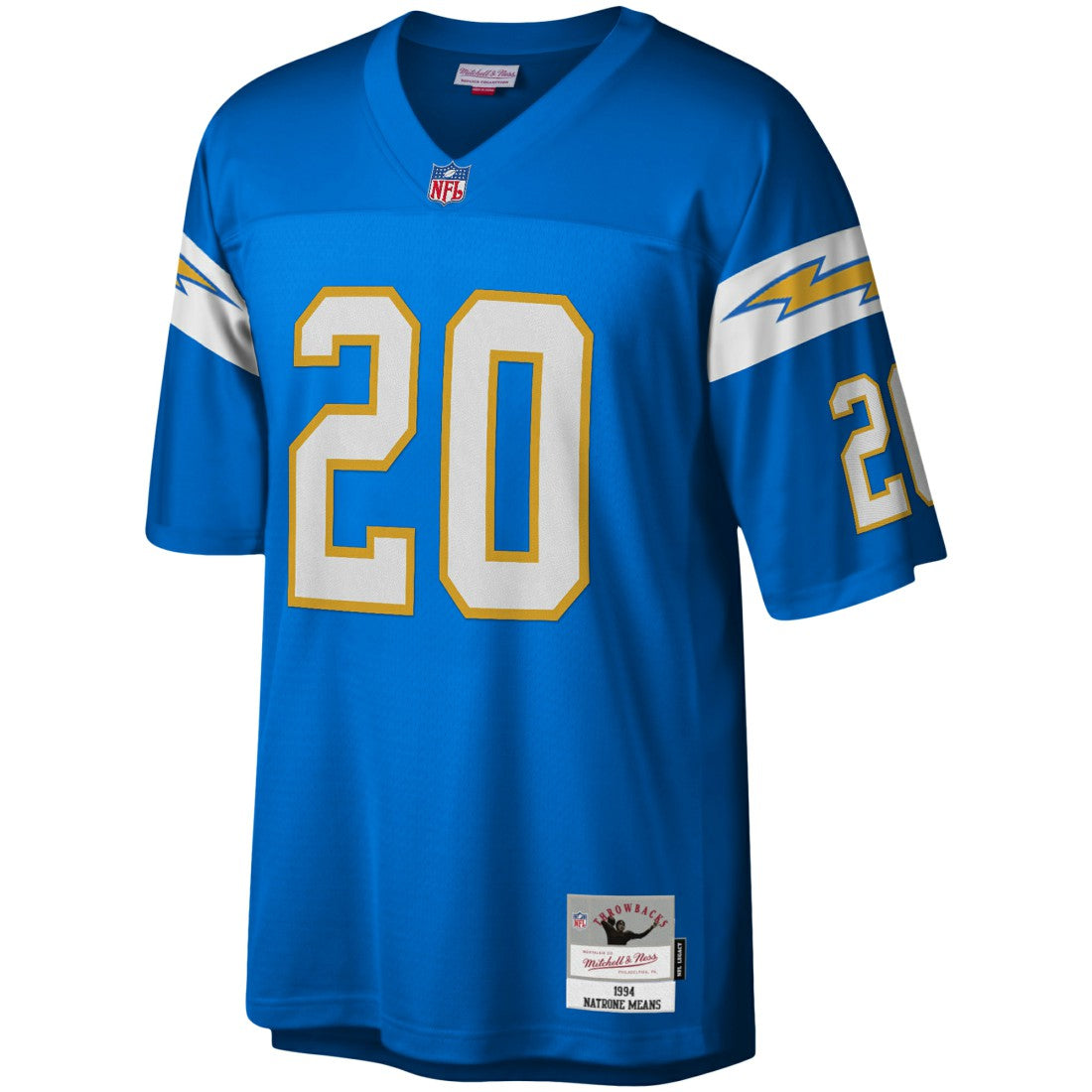 Natrone Means Los Angeles Chargers Legacy Replica Jersey - Powder Blue on sale