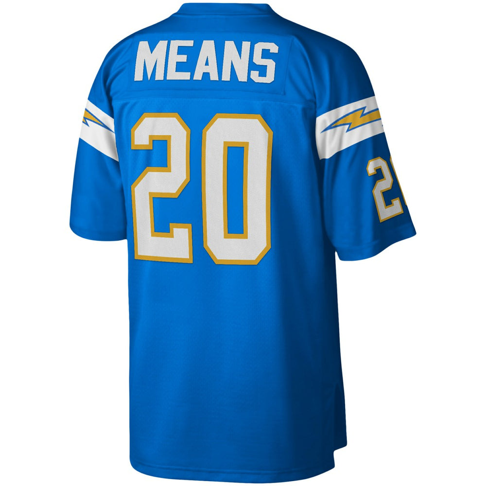 Natrone Means Los Angeles Chargers Legacy Replica Jersey - Powder Blue on sale