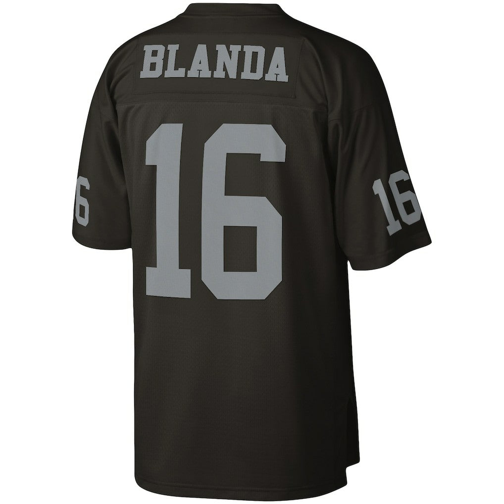 George Blanda Las Vegas Raiders Legacy Replica Jersey - Black outlet