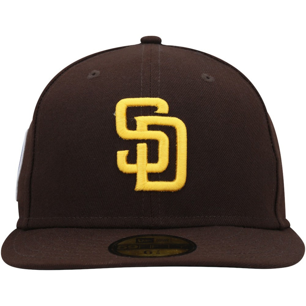 San Diego Padres 9/11 Memorial Side Patch 59FIFTY Fitted Hat Brown