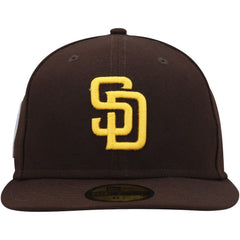 San Diego Padres 9/11 Memorial Side Patch 59FIFTY Fitted Hat Brown