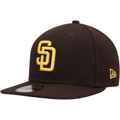 San Diego Padres 9/11 Memorial Side Patch 59FIFTY Fitted Hat Brown