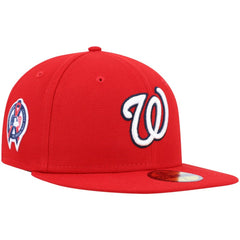Washington Nationals 9/11 Memorial Side Patch 59FIFTY Fitted Hat Red