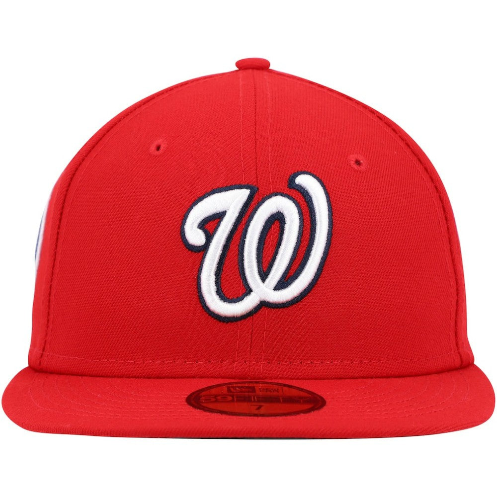 Washington Nationals 9/11 Memorial Side Patch 59FIFTY Fitted Hat Red