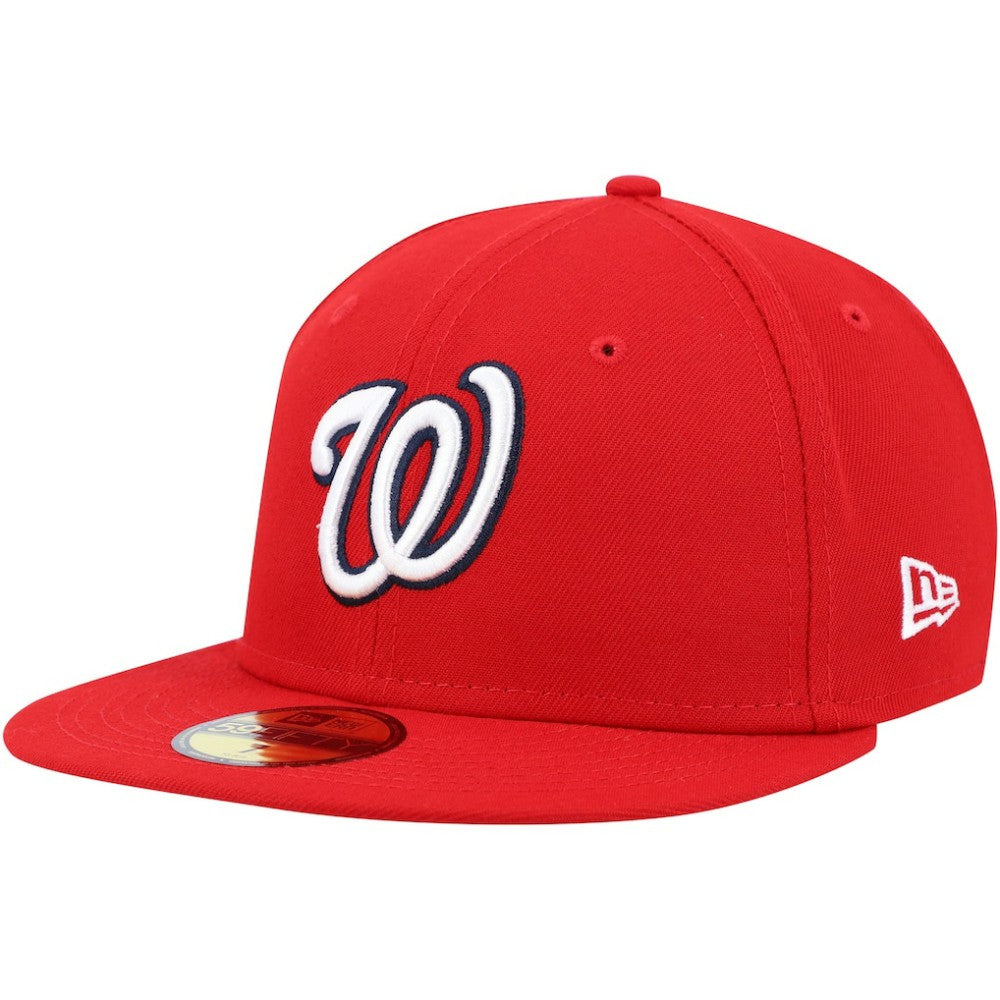 Washington Nationals 9/11 Memorial Side Patch 59FIFTY Fitted Hat Red
