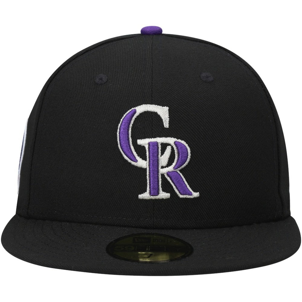 Colorado Rockies 9/11 Memorial Side Patch 59FIFTY Fitted Hat Black