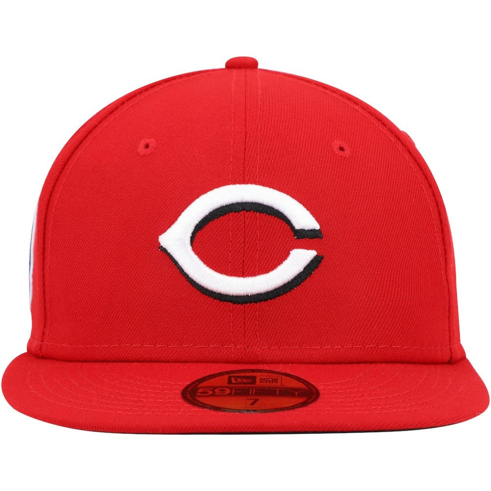 Cincinnati Reds 9/11 Memorial Side Patch 59FIFTY Fitted Hat Red