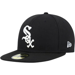 Chicago White Sox 9/11 Memorial Side Patch 59FIFTY Fitted Hat Black