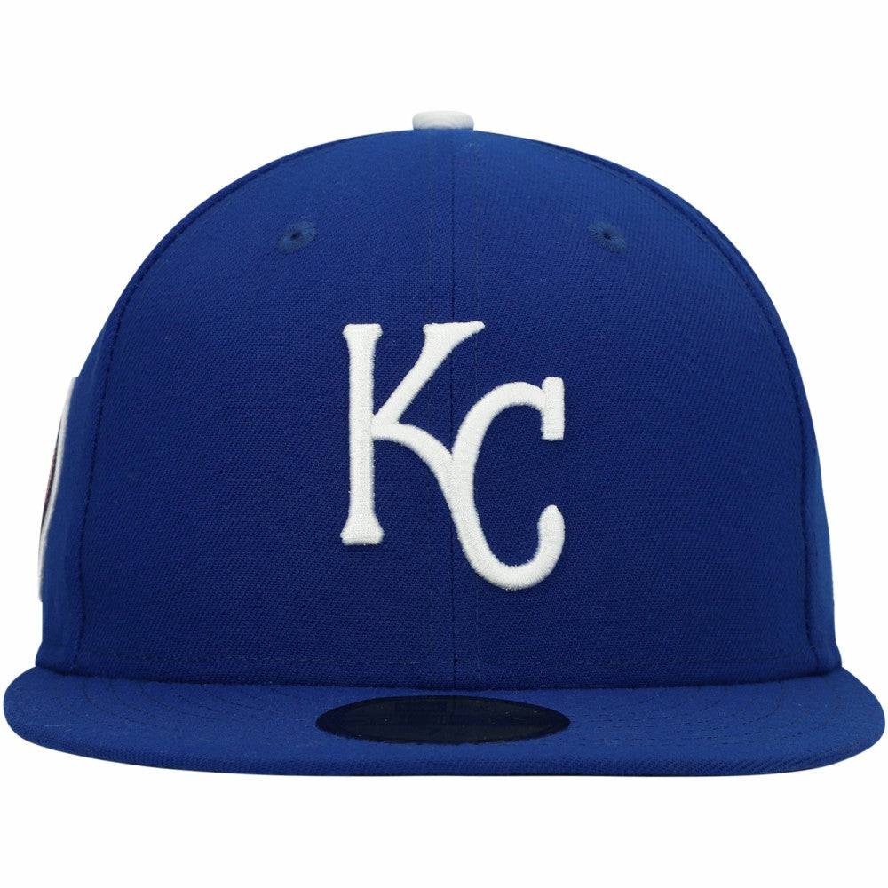 Kansas City Royals 9/11 Memorial Side Patch 59FIFTY Fitted Hat Royal