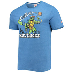 Dallas Mavericks Homage NBA x Teenage Mutant Ninja Turtles Tri-Blend T-Shirt sale - Royal sale