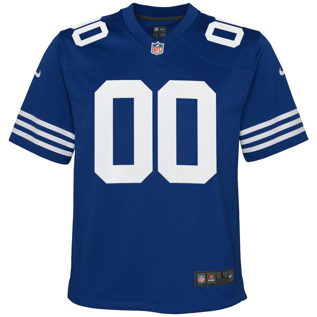Indianapolis Colts Youth Alternate Custom Game Jersey - Royal cheap