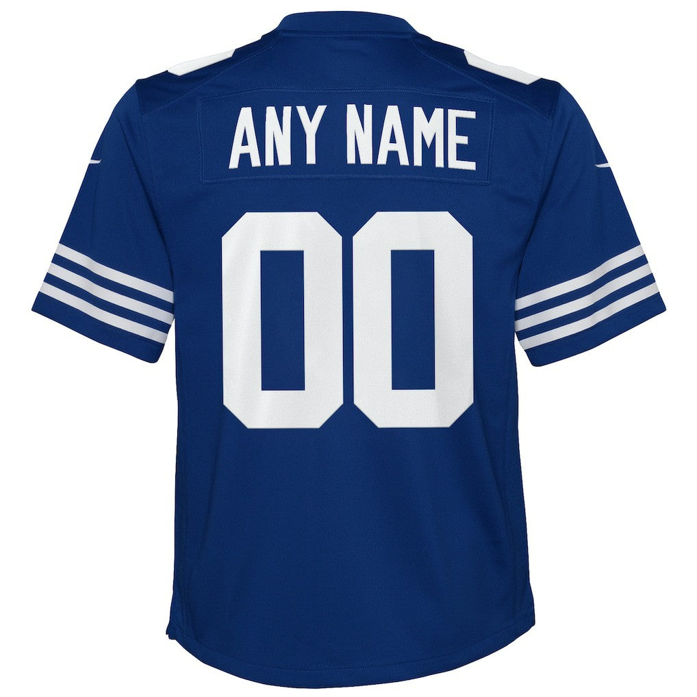 Indianapolis Colts Youth Alternate Custom Game Jersey - Royal cheap