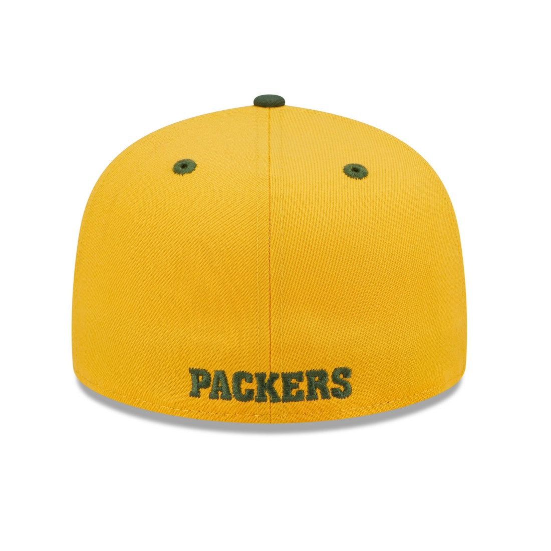 Green Bay Packers New Era Flipside 2Tone 59FIFTY Fitted Hat - Gold/Green for sale