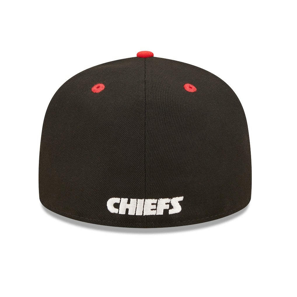 Kansas City Chiefs New Era Flipside 2Tone 59FIFTY Fitted Hat - Black/Red on sale