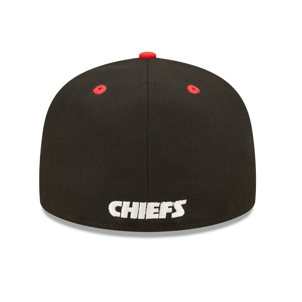 Kansas City Chiefs New Era Flipside 2Tone 59FIFTY Fitted Hat - Black/Red on sale
