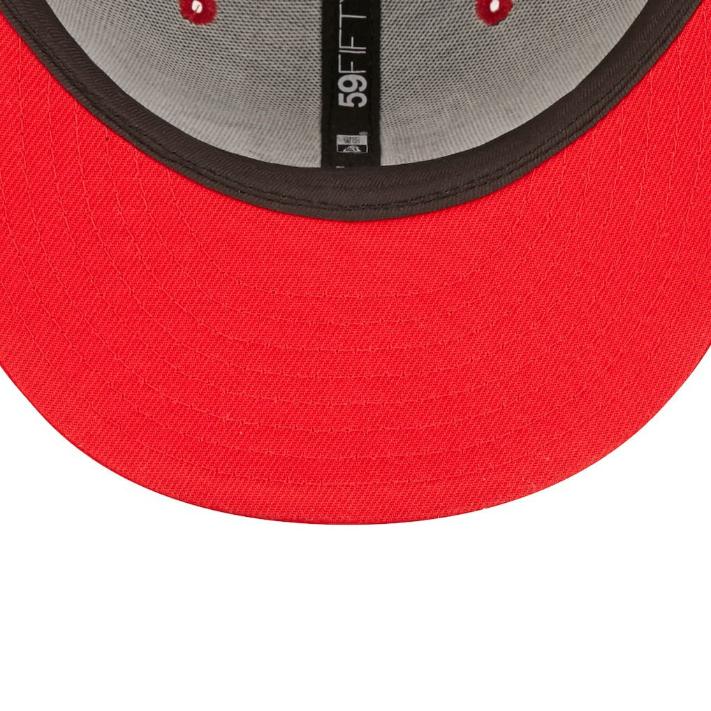 Kansas City Chiefs New Era Flipside 2Tone 59FIFTY Fitted Hat - Black/Red on sale