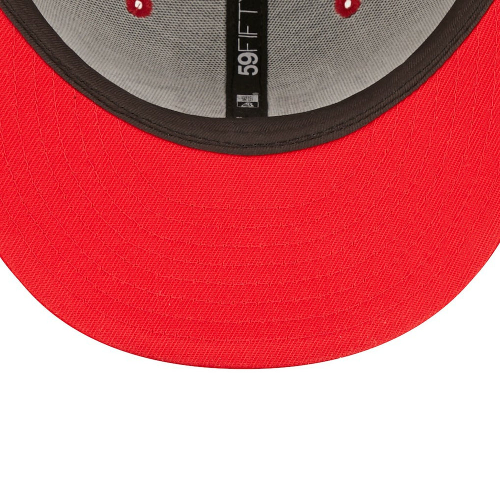 Kansas City Chiefs New Era Flipside 2Tone 59FIFTY Fitted Hat - Black/Red on sale