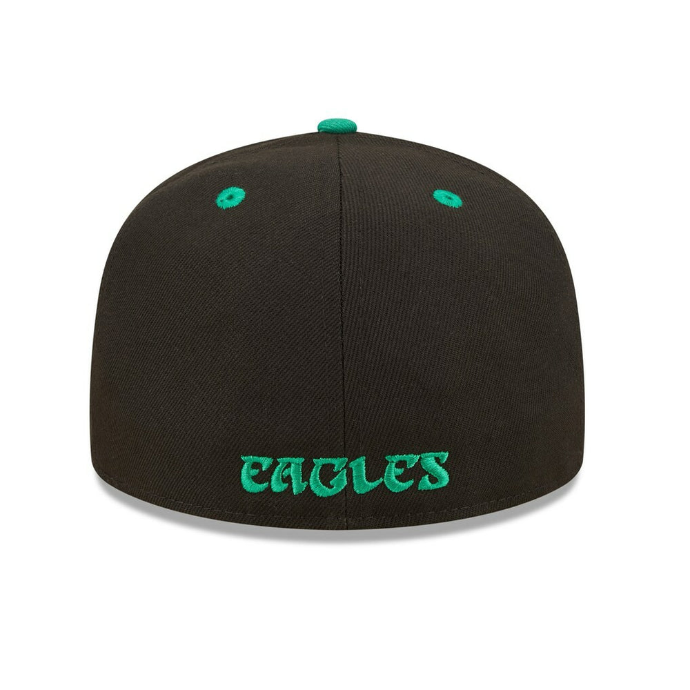 Philadelphia Eagles New Era Flipside 2Tone 59FIFTY Fitted Hat - Black/ online
