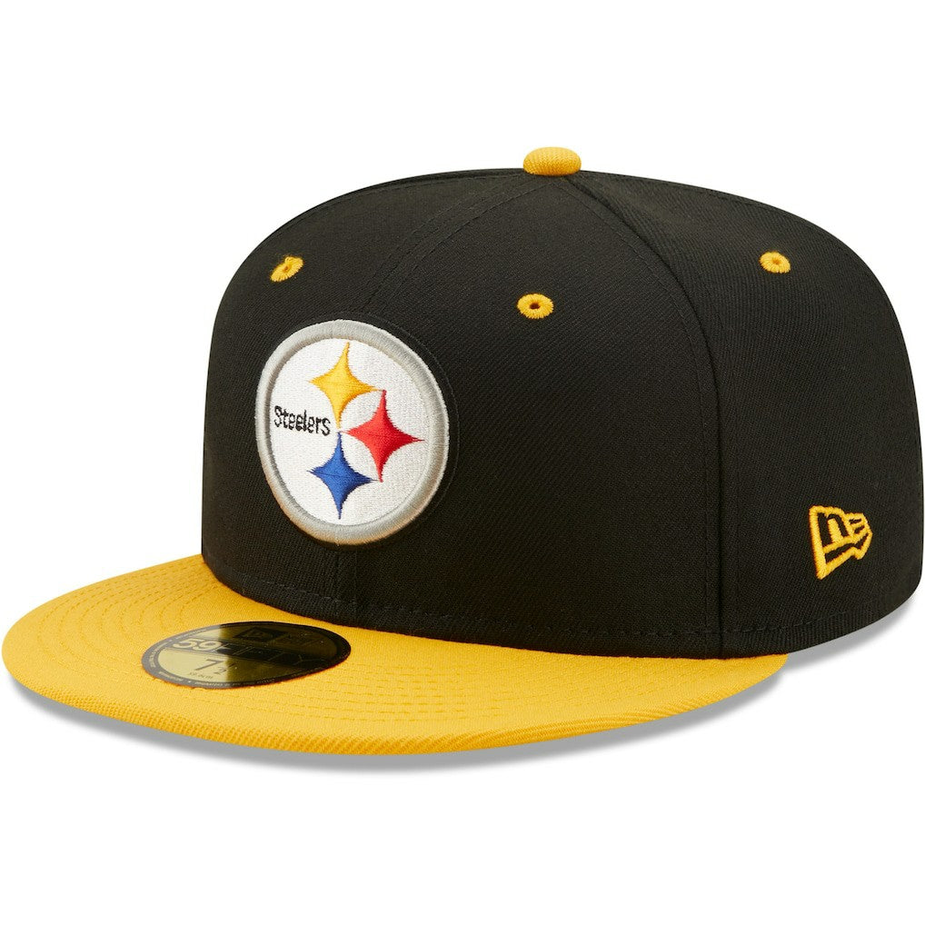 Pittsburgh Steelers New Era Flipside 2Tone 59FIFTY Fitted Hat - Black/Gold online