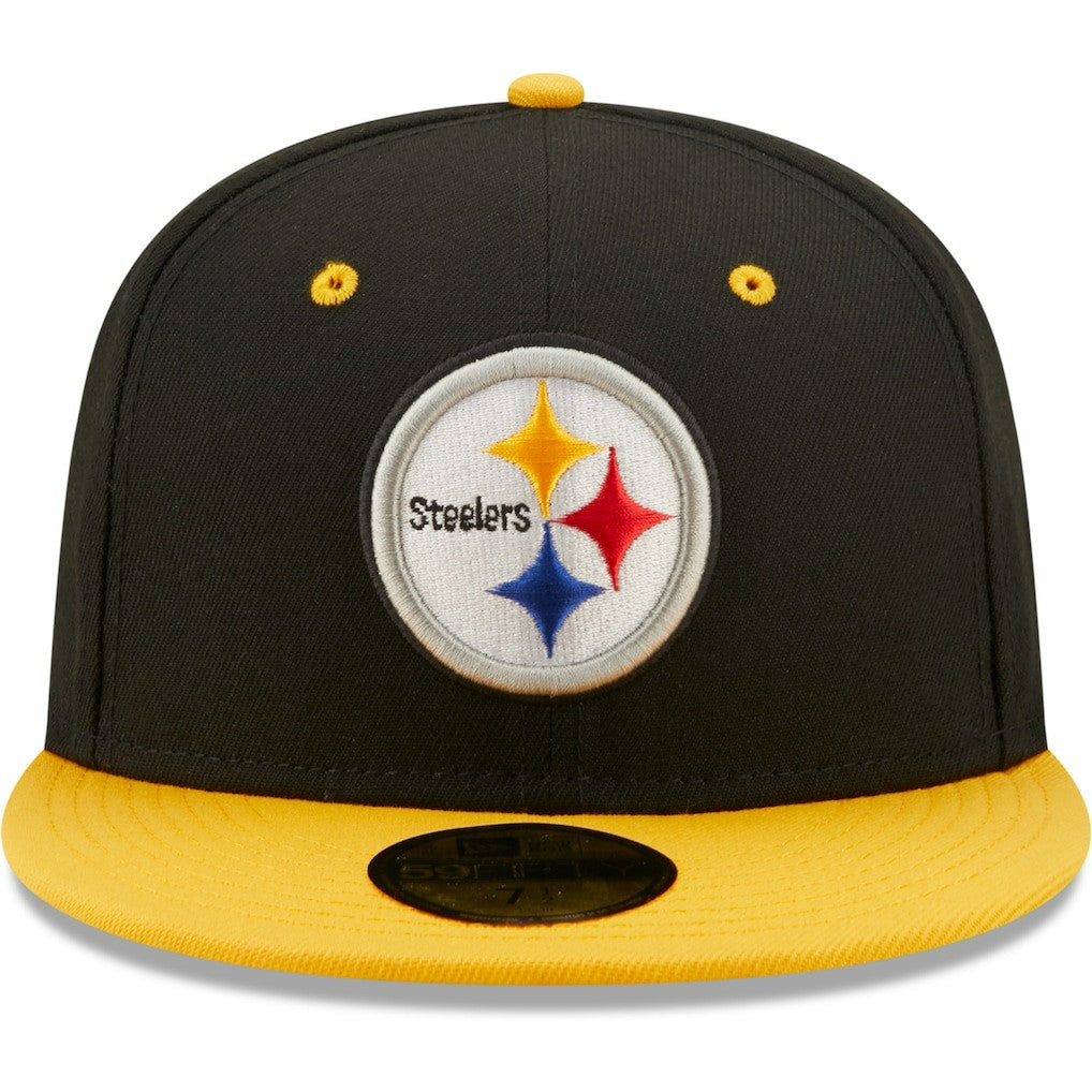 Pittsburgh Steelers New Era Flipside 2Tone 59FIFTY Fitted Hat - Black/Gold online