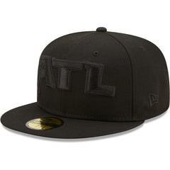 Atlanta Falcons New Era Team Black on Black Alternate 59FIFTY Fitted Hat online