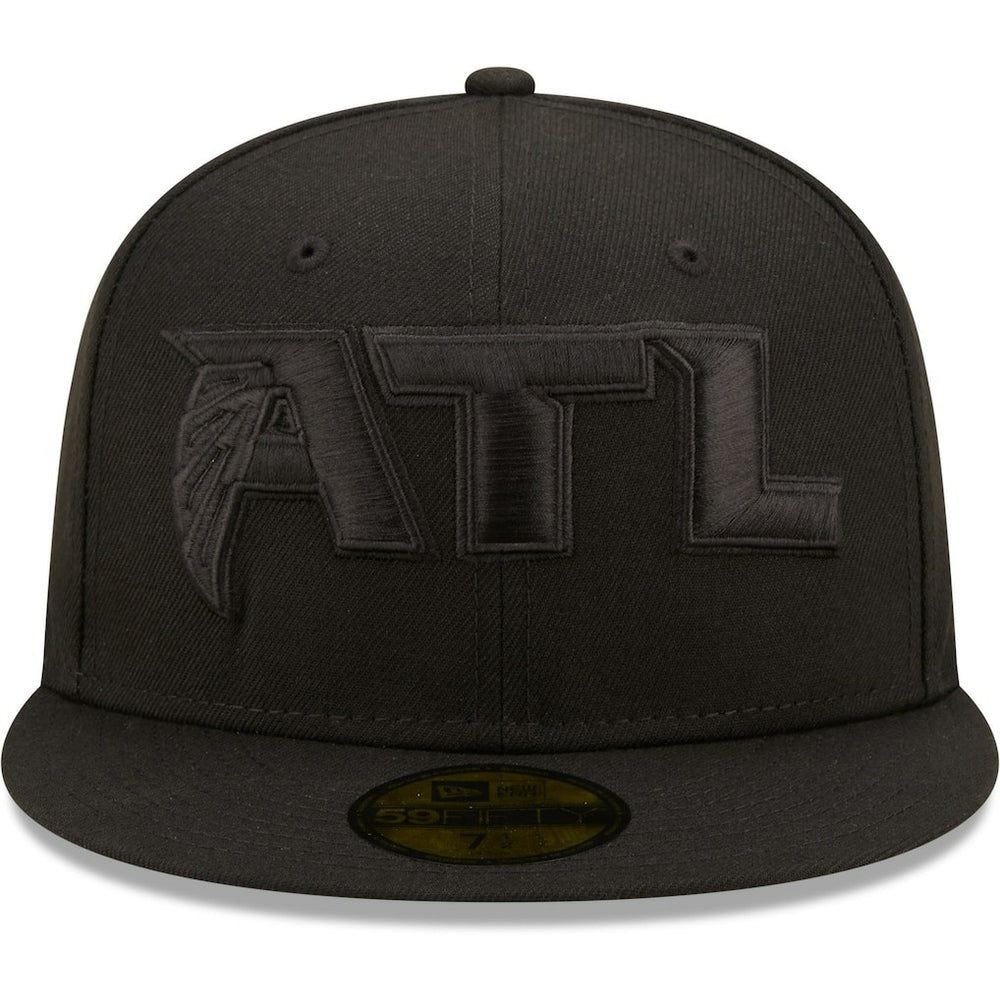 Atlanta Falcons New Era Team Black on Black Alternate 59FIFTY Fitted Hat online