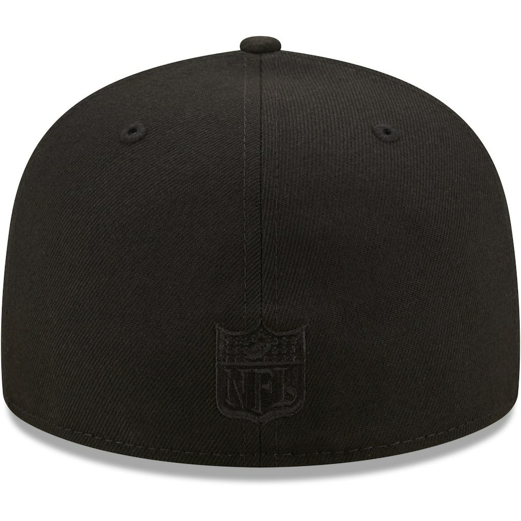 Cleveland Browns New Era Team Black on Black Alternate Logo 59FIFTY Fitted Hat online