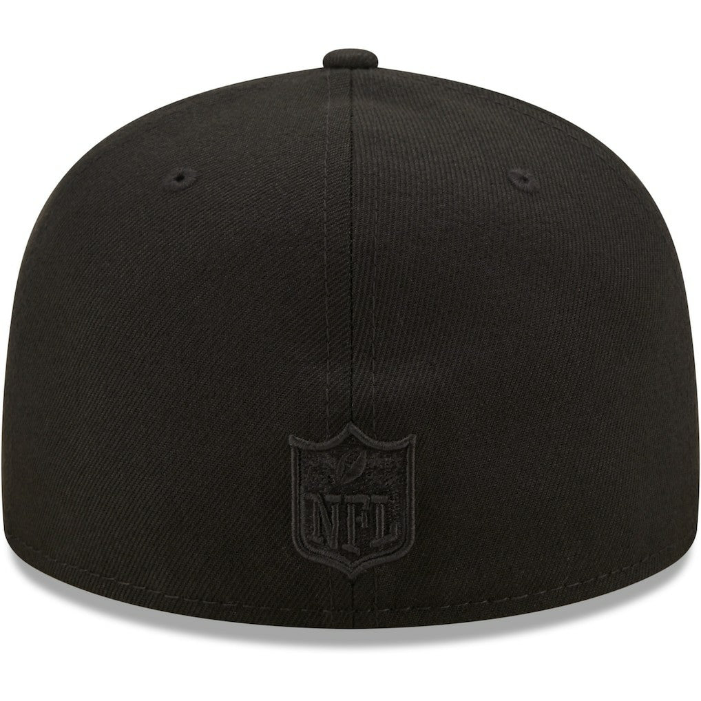 Miami Dolphins New Era Team Black on Black Alternate Logo 59FIFTY Fitted Hat on sale