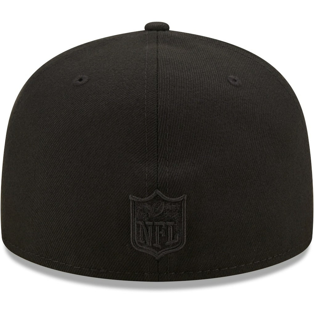 Miami Dolphins New Era Team Black on Black Alternate Logo 59FIFTY Fitted Hat on sale