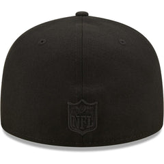 Miami Dolphins New Era Team Black on Black Alternate Logo 59FIFTY Fitted Hat on sale