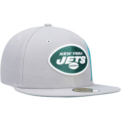 New York Jets New Era City Describe 59FIFTY Fitted Hat - Gray for sale