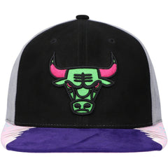 Chicago Bulls Day 5 Snapback Hat - Black/Pink discount