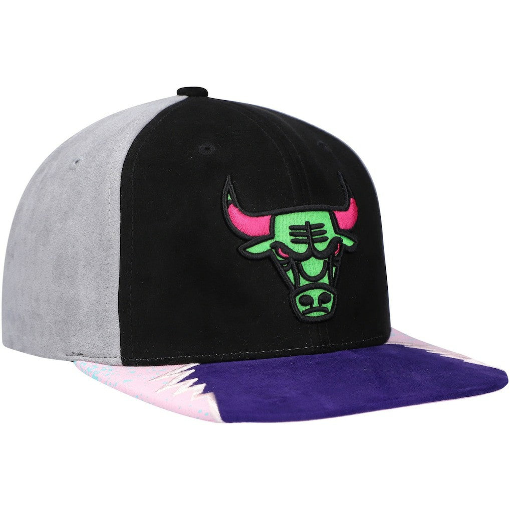 Chicago Bulls Day 5 Snapback Hat - Black/Pink discount