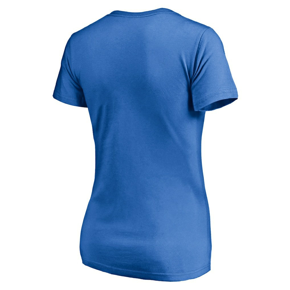 Los Angeles Chargers Women's Long Stride V-Neck T-Shirt - Powder Blue sale