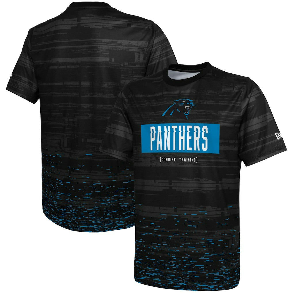 Carolina Panthers New Era Combine Authentic Sweep T-Shirt - Black online