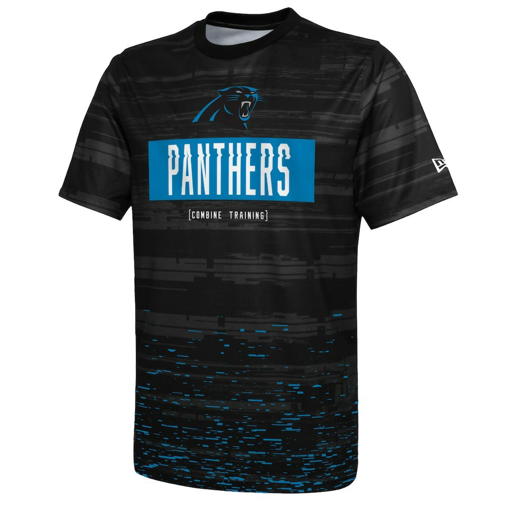 Carolina Panthers New Era Combine Authentic Sweep T-Shirt - Black online