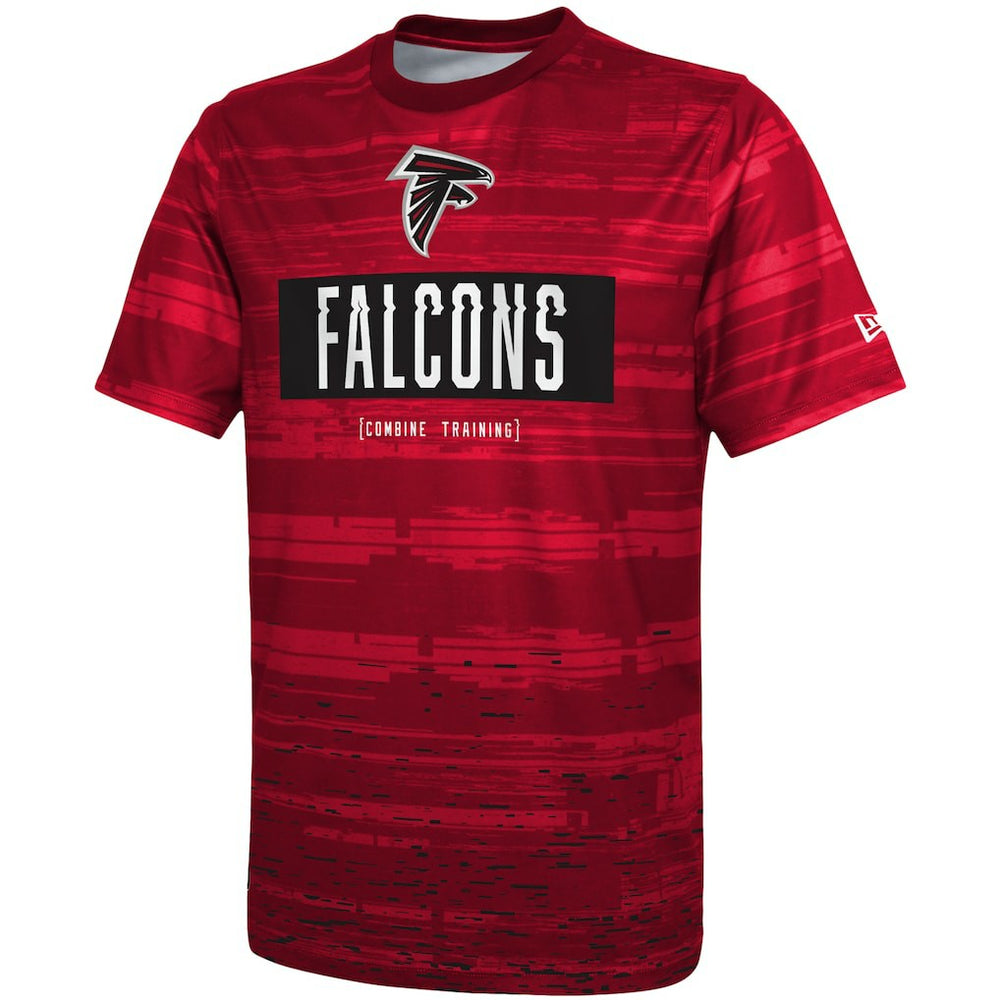 Atlanta Falcons New Era Combine Authentic Sweep T-Shirt - Red sale