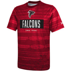 Atlanta Falcons New Era Combine Authentic Sweep T-Shirt - Red sale
