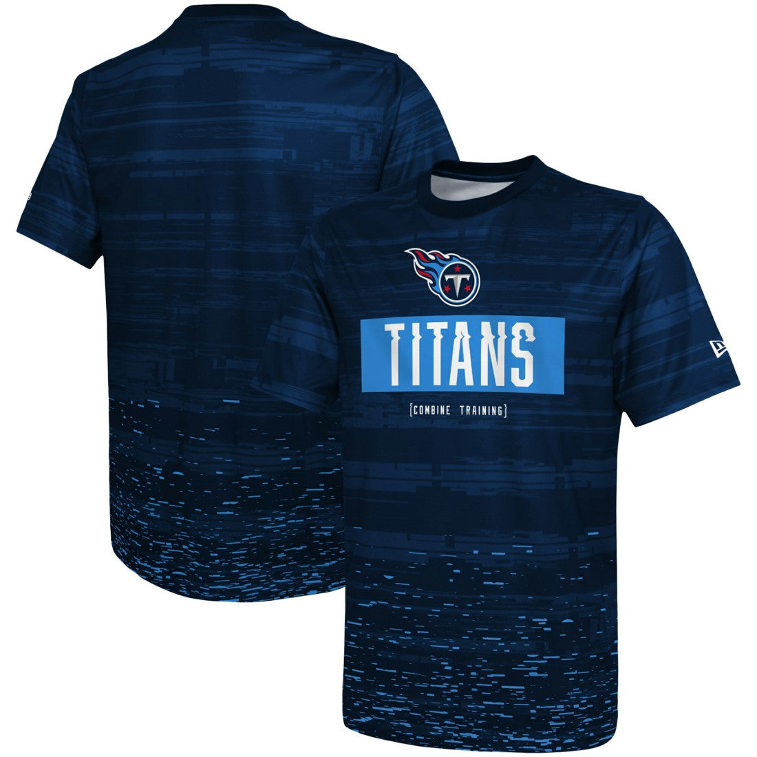 Tennessee Titans New Era Combine Authentic Sweep T-Shirt - Navy cheap