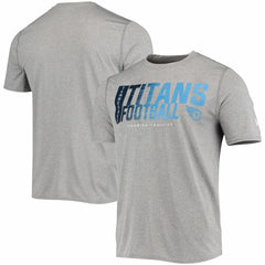 Tennessee Titans New Era Combine Authentic Game On T-Shirt - Heathered Gray sale