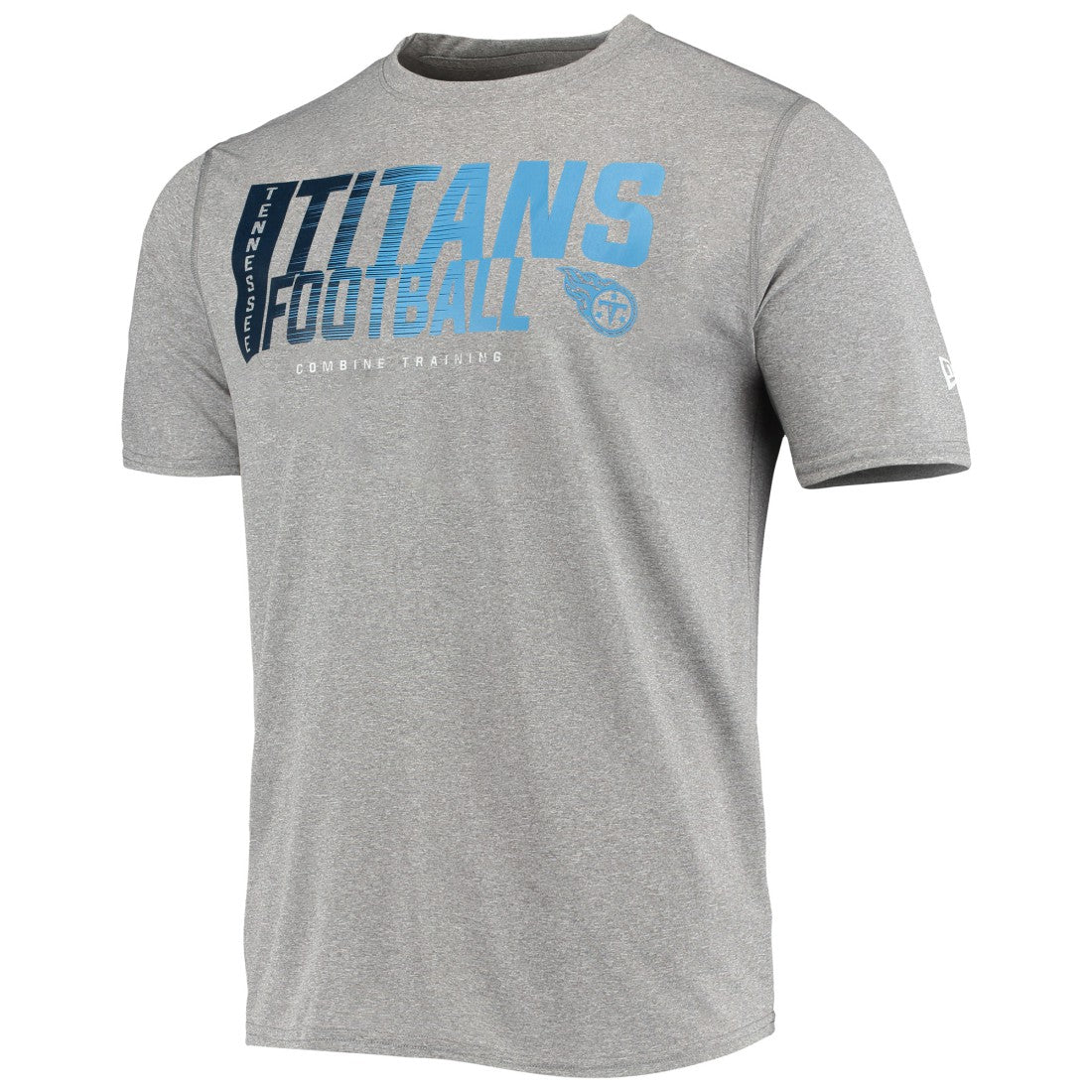 Tennessee Titans New Era Combine Authentic Game On T-Shirt - Heathered Gray sale