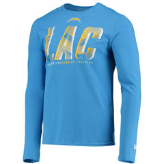 Los Angeles Chargers New Era Combine Authentic Static Abbreviation Long Sleeve T-Shirt - Powder Blue discount